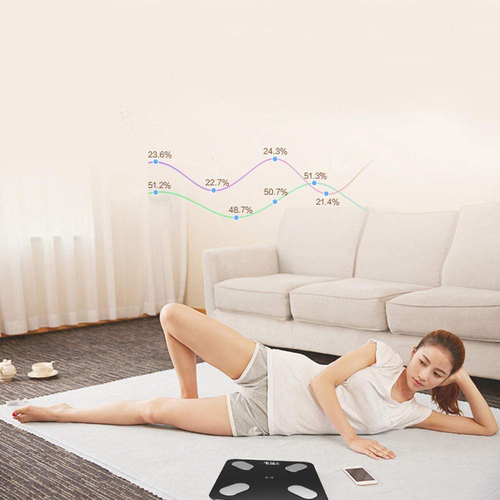 bascula tanita bascula balanza baño de cocina grasa corporal composición alta precisión Bluetooth balanza precision báscula baño vasculas de peso