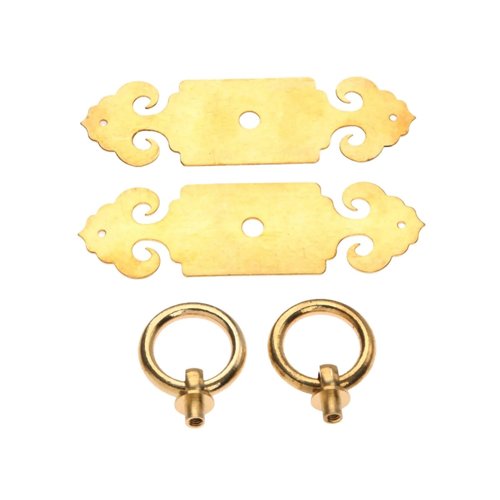 Poignées de porte en cuivre pour tiroir et armoire de cuisine