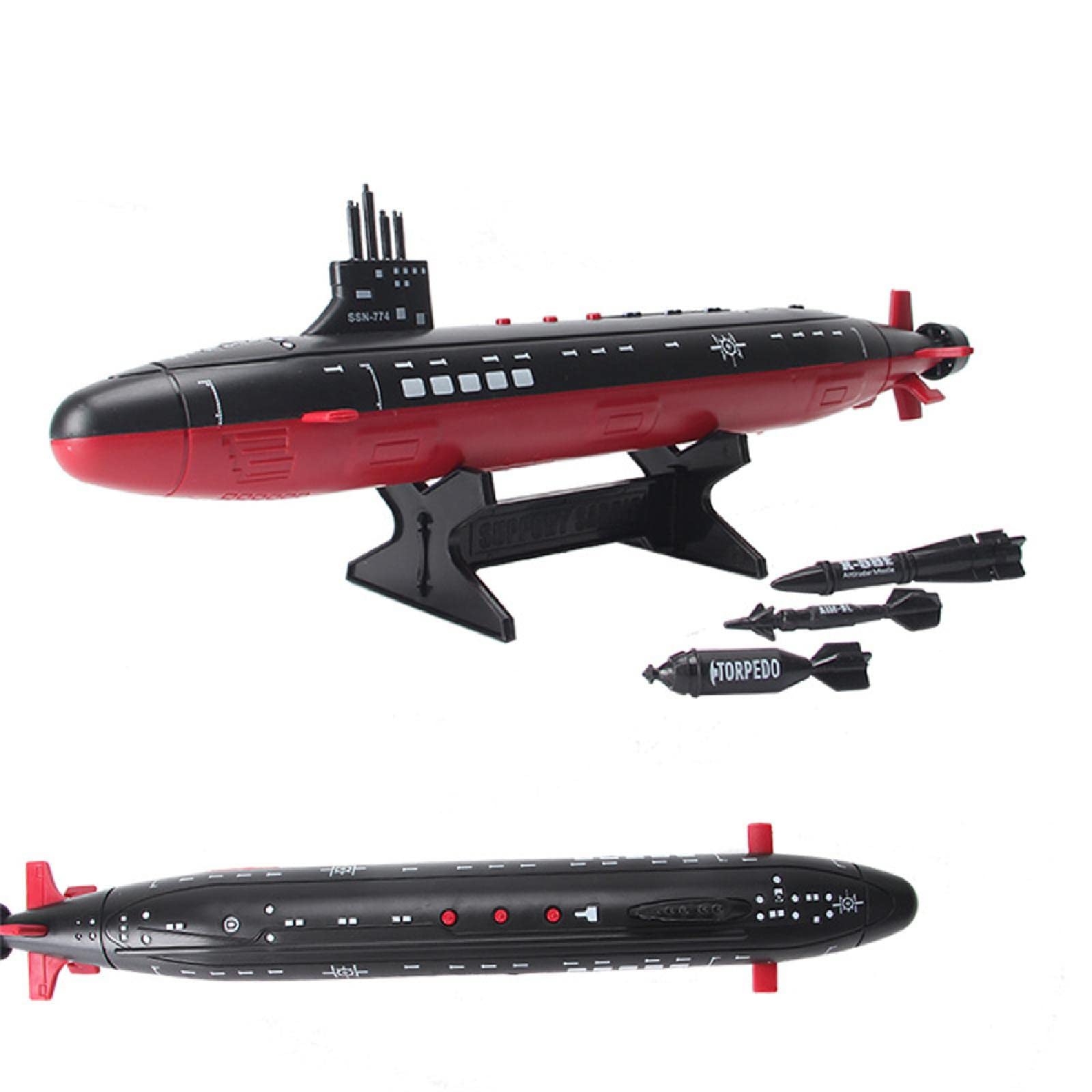 Amazon | 1:350 海軍シーウルフ潜水艦モデル 潜水艦 軍艦 音響型