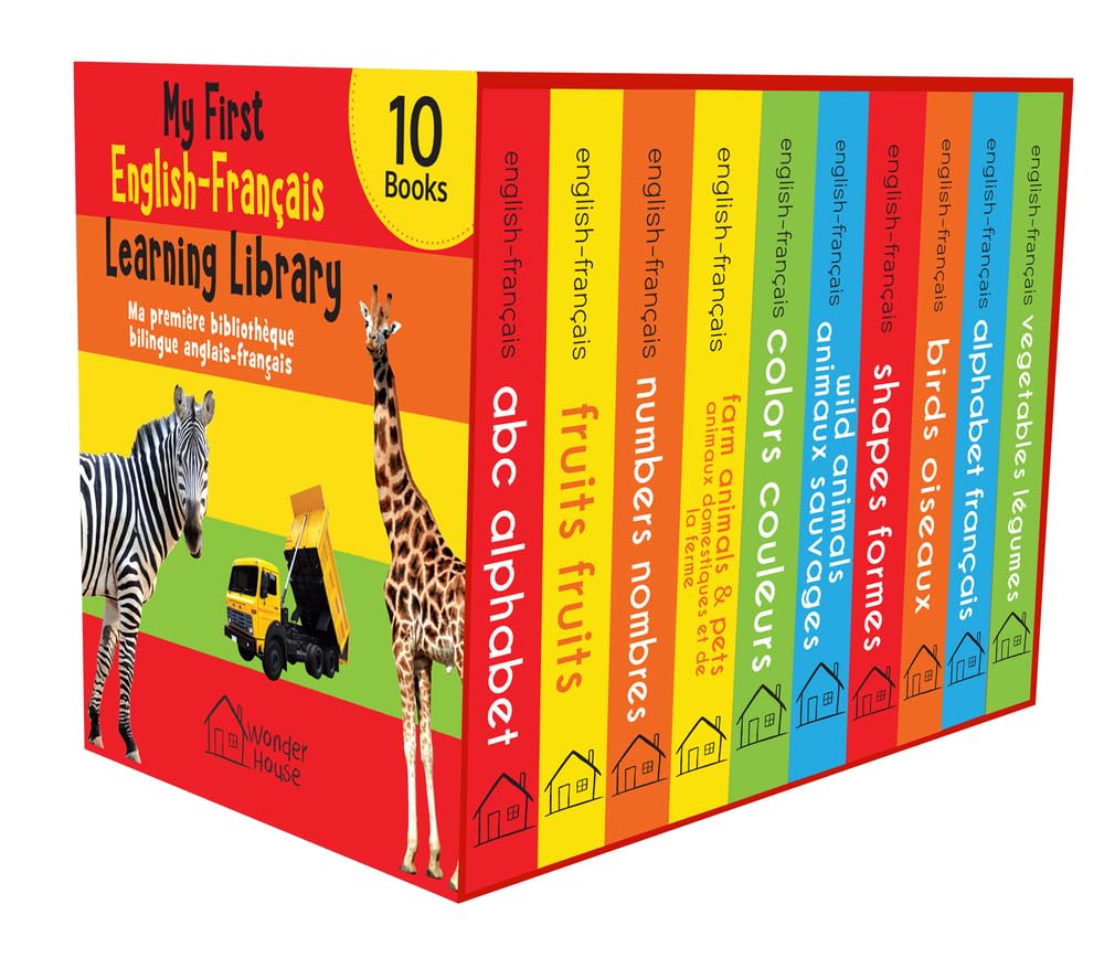 My First English-French Learning Library (Ma première bibliothèque bilingue anglais-français) : Boxset of 10 English – French Board Books My First English-French Learning Library (Ma première bibliothèque bilingue anglais-français) : Boxset of 10 English – French Board Books