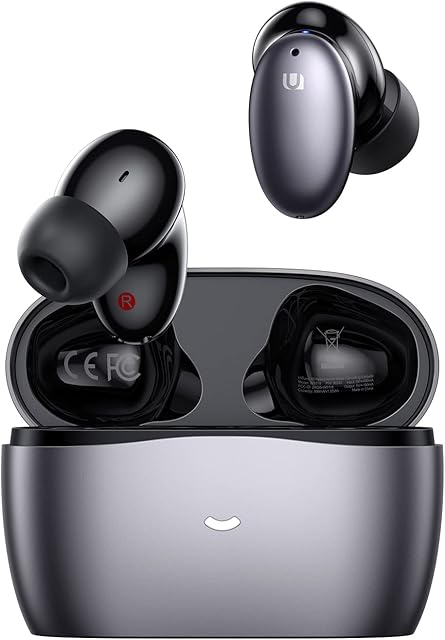 UGREEN HiTune X6 Wireless Earbuds, Hybrid Active Noise Cancelling Wireless Headphones, 6 Clarity Call Mic, Deep Bass, 26H Playtime, Low Latency, Crisp Treble, IPX5, Bluetooth 5.1 Wireless Earphones