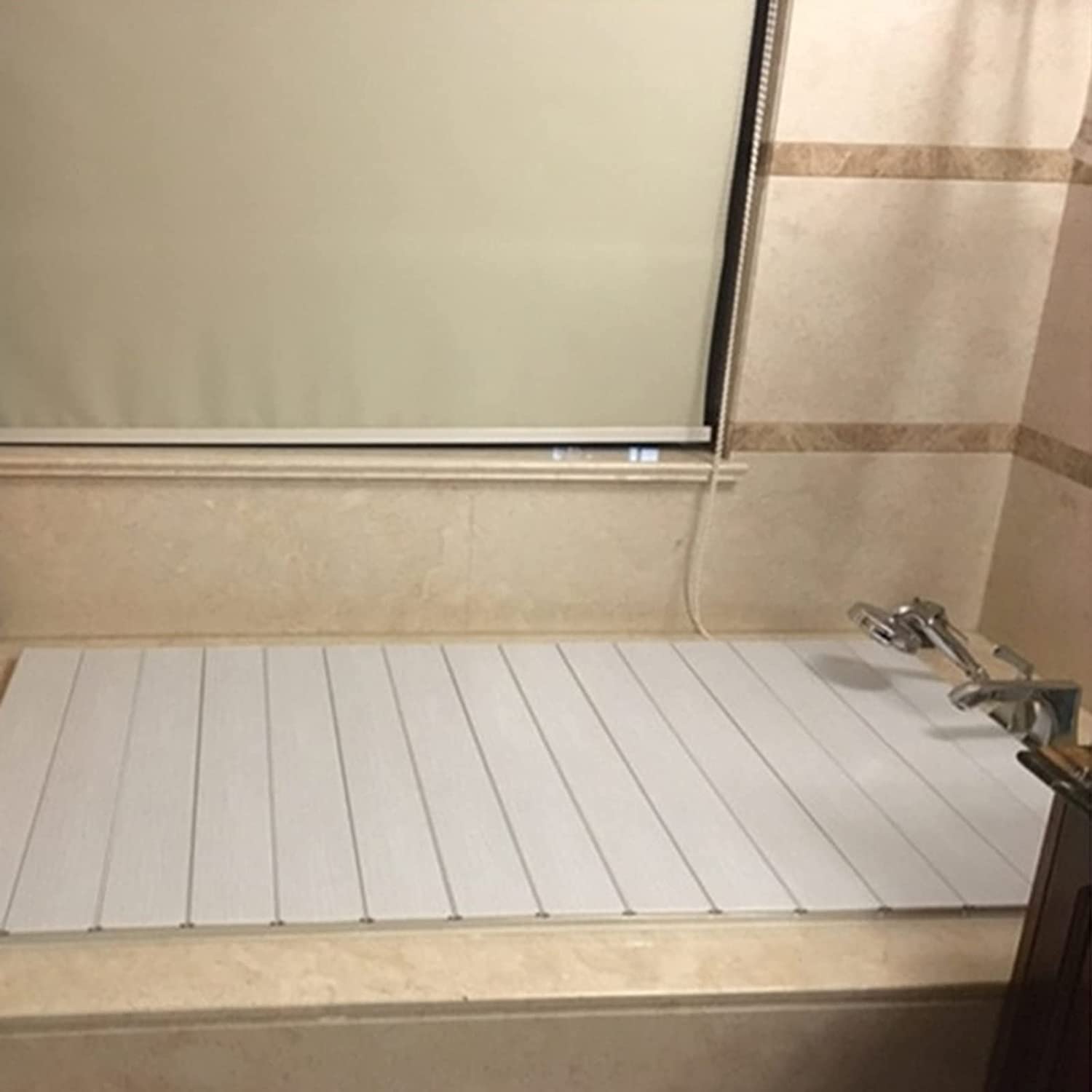Plateau de baignoire pliable JATIBOSH pour un moment détente et spa thermique à la maison