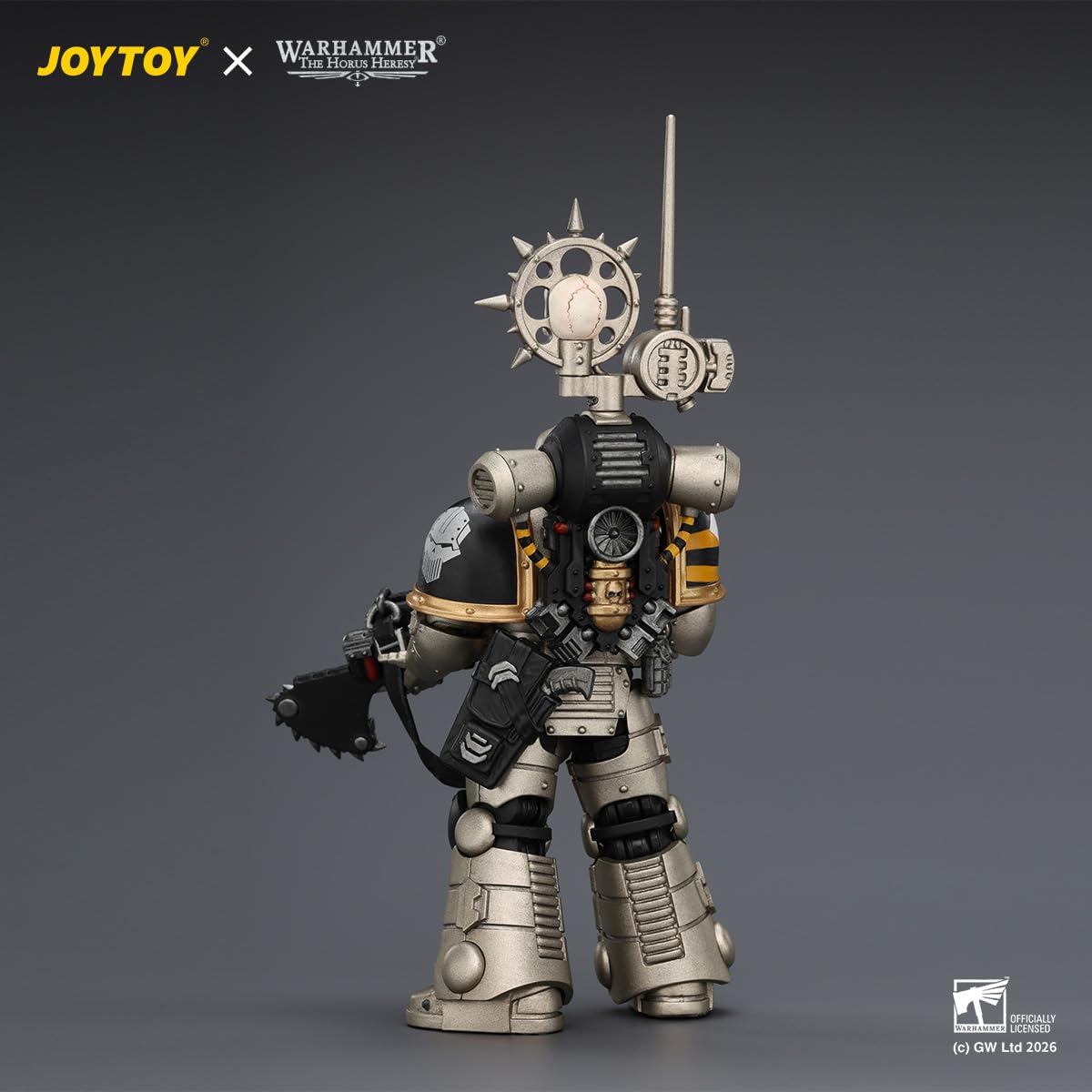 HiPlay JOYTOY Warhammer The Horus Heresy Iron Warriors MkII Legionario 2 con Bolter e Pistola Bolter (JT04469) Figura d'Azione Scala 1/18