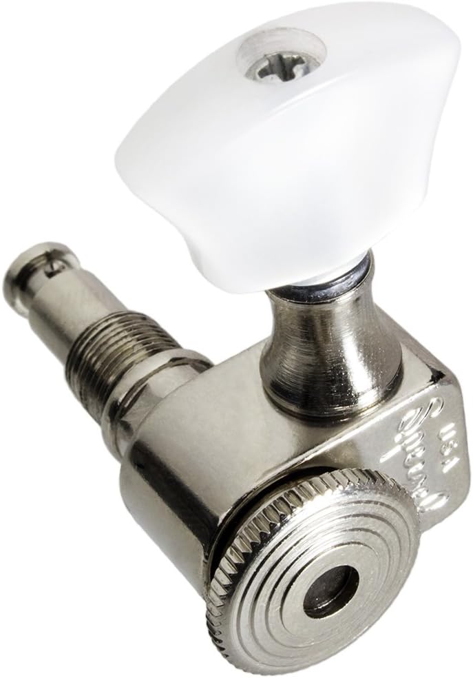 Sperzel TrimLok Guitar Tuners, 3x3, Nickel with Pearloid