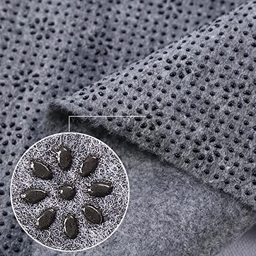 JoliJour Tufting Gewebe, 1.8*1m Teppichunterlage, Rutschfestes Vinyl-Rückseite, Stoff Mit Pflaumenblüten-Muster, für Primäre Tufting-Tücher, Teppich, Stanznadelgewebe, Grundgewebe