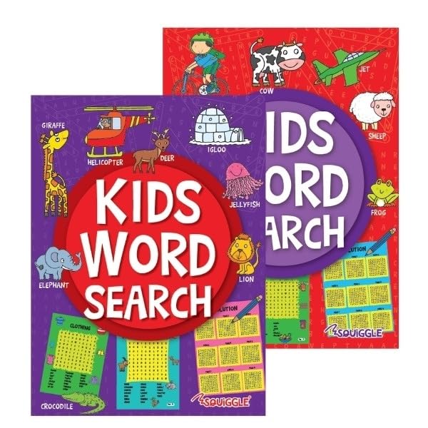 Sixstore Word Search, Crossword Puzzle Book Set of 4, Books of Wordsearches and Crossword, Size 27 x 20cm - Image 3