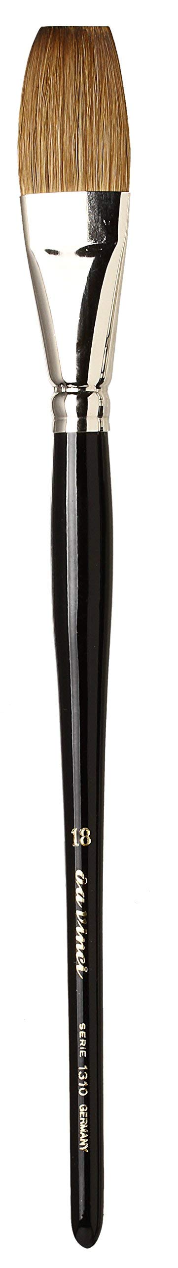 da Vinci Watercolor Series 1310 Maestro Paint Brush, One Stroke Medium Length Kolinsky Red Sable, Size 18 (1310-18)
