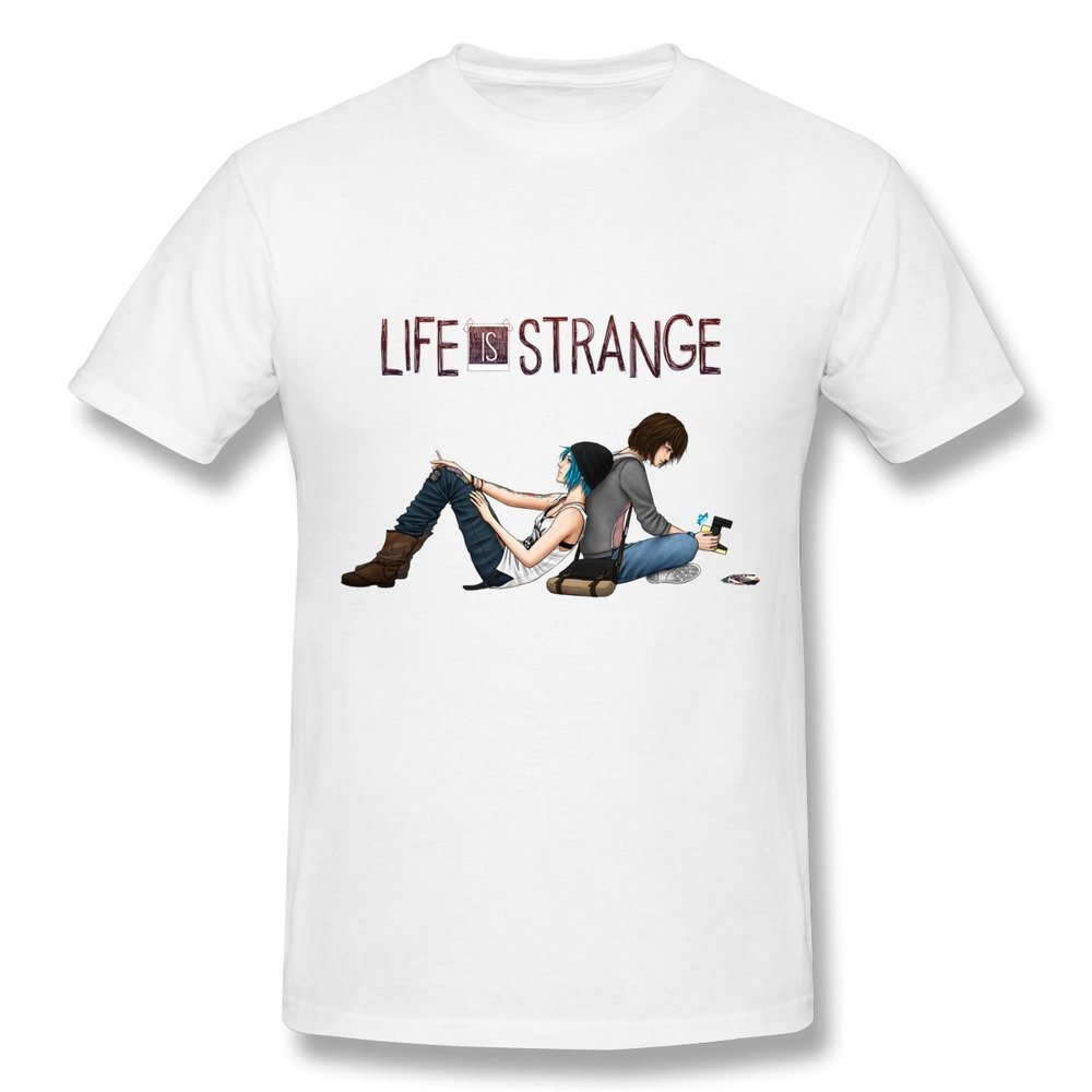 Koyee Men&#x27;s Life Is Strange Cartoon Poster T-Shirt Medium