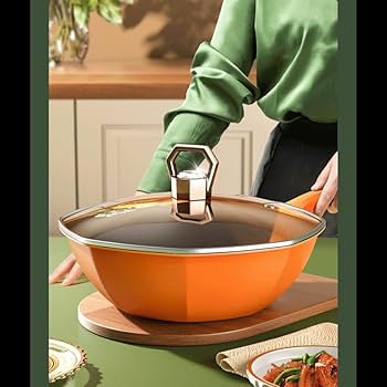 Amazon | HKGFAYO 家庭用の底が平らなフライパンに適したノン