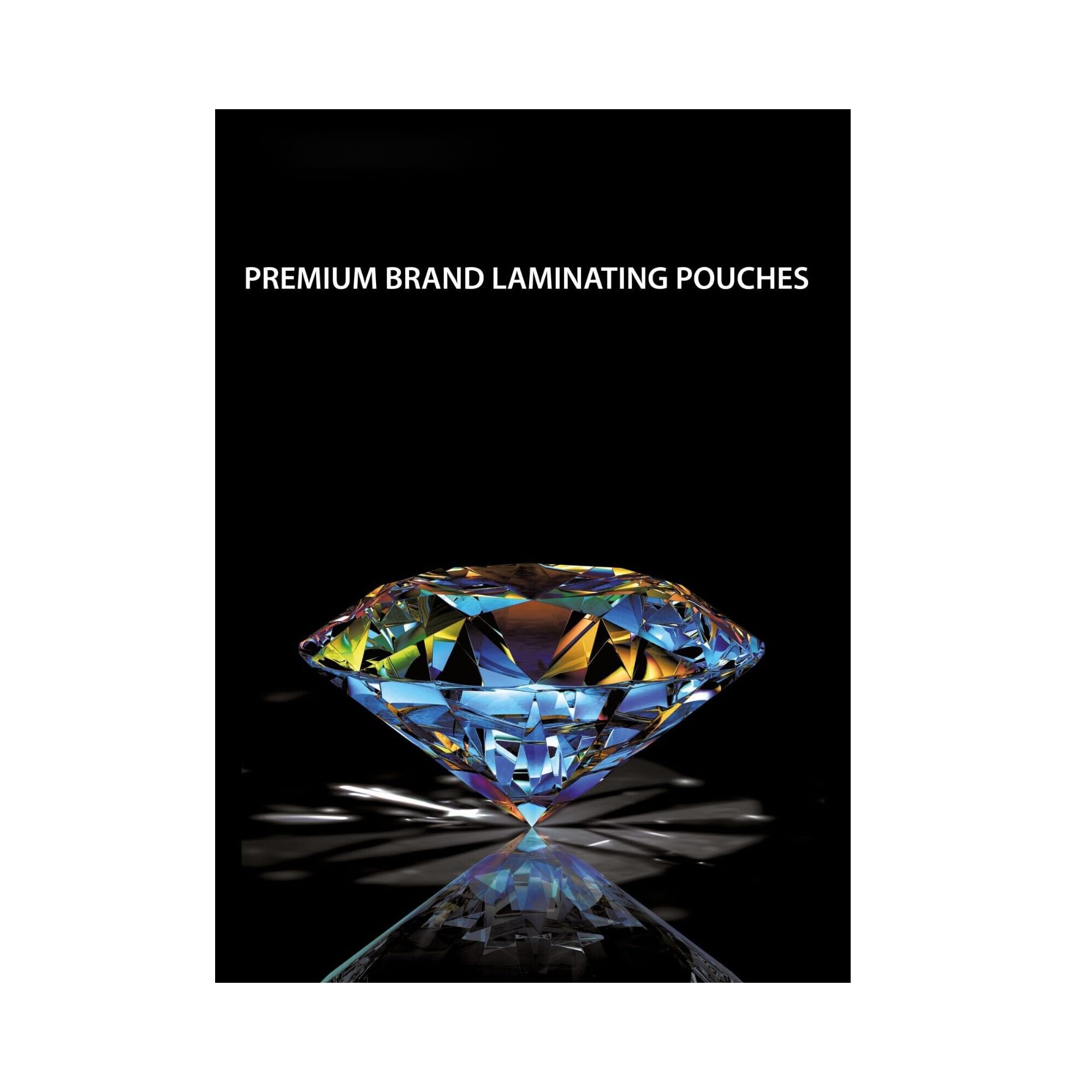Boss Premium Laminating Pouches - Durable & Water-Resistant Laminating Sheets -Easy to Use, Quick Seal - High-Quality Finish for Professional Documents at Office, School, Home - Tear & Smudge Proof
