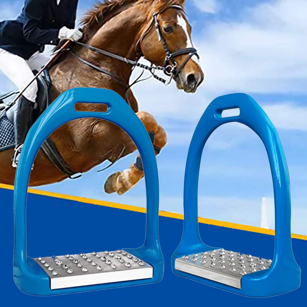 Étriers D'équitation Anglais – Selle Cheval – Noir – Plastique – Neufs