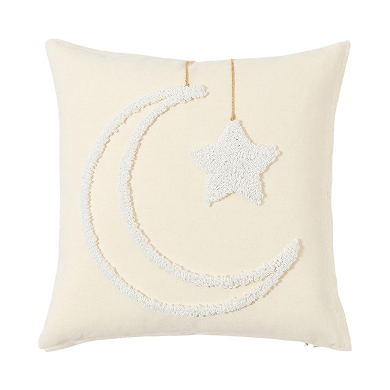 JTQYFI Lunars Shape Cushion Cover Fabric for Living Space and Parties Lunars Pillow Cover