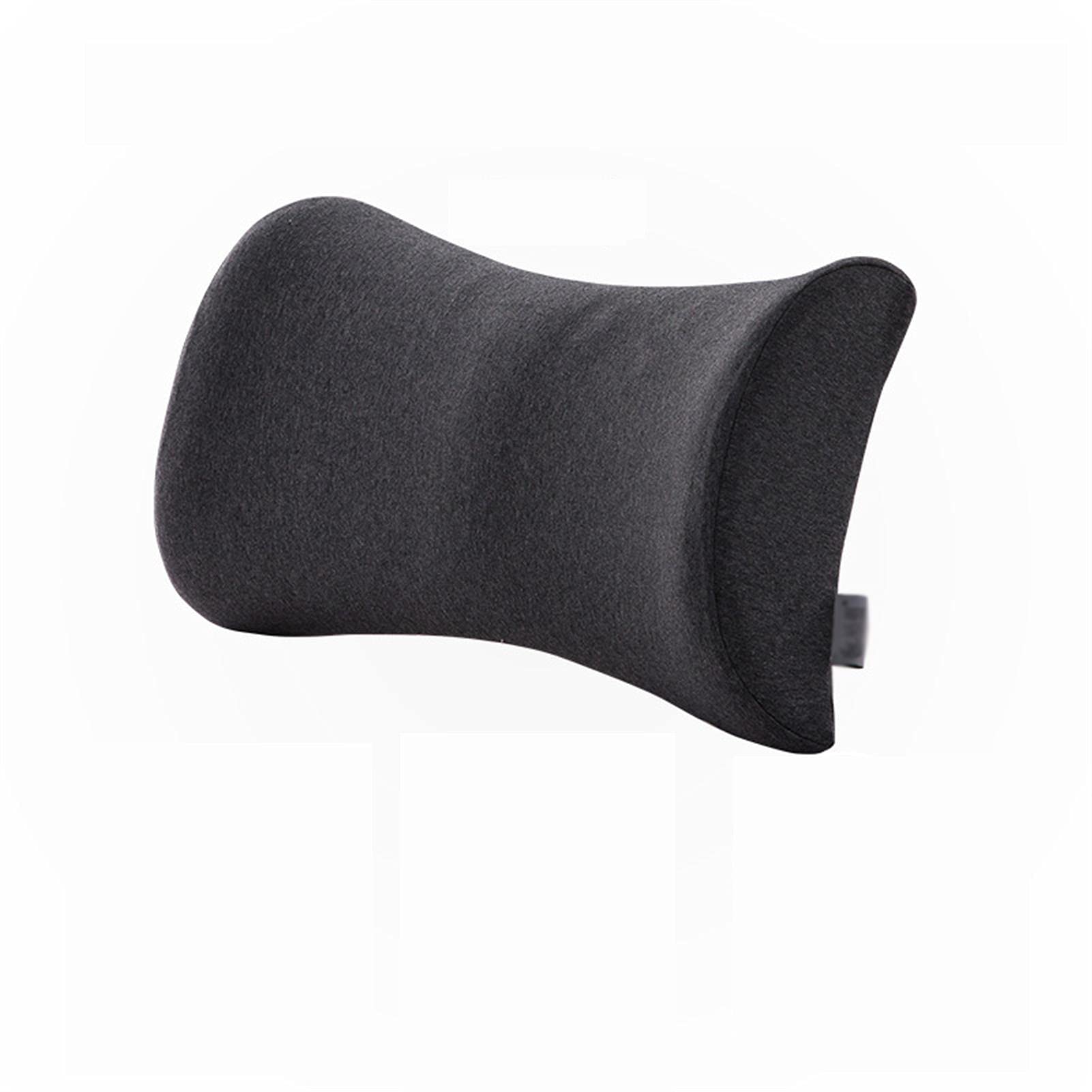 Cojín De Soporte Lumbar De Espuma De Memoria para Dormir para Aliviar El Dolor De Espalda, Soporte Lumbar Ergonómico,Dark Gray