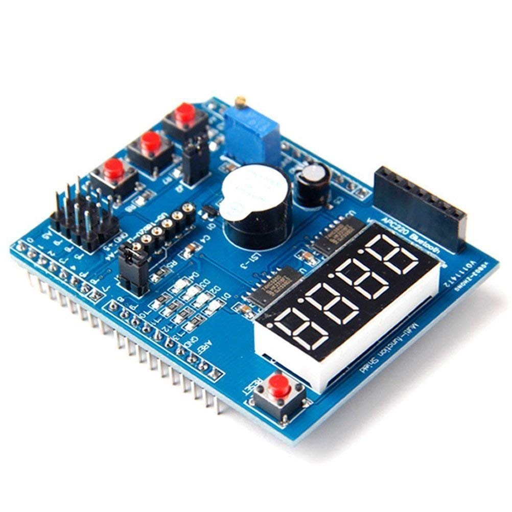 Hailege Wielofunkcyjny interfejs Tarcza Protype Shield Rozszerzenie Board dla Arduino UNO MAGE 2560 z DS18B20 LM35 odbiornik podczerwieni brzęczyk Bluetooth funkcja rozszerzenia interfejsu