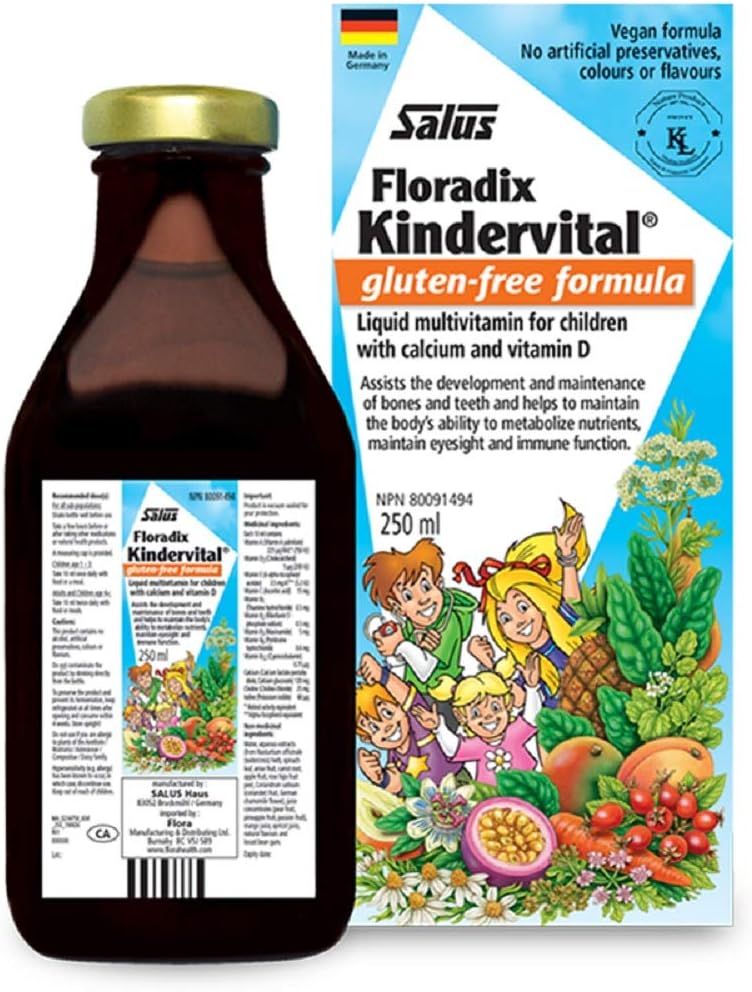 SALUS Kindervital Liquid Multivitamin for Kids (250ml) Children’’s
