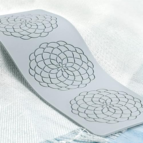 Miniatura 8 de Moldes de silicona 3D de hojas huecas para chocolate, molde de panal, abeja, caramelo, patrón de flores, molde para fondant, decoración de tartas de