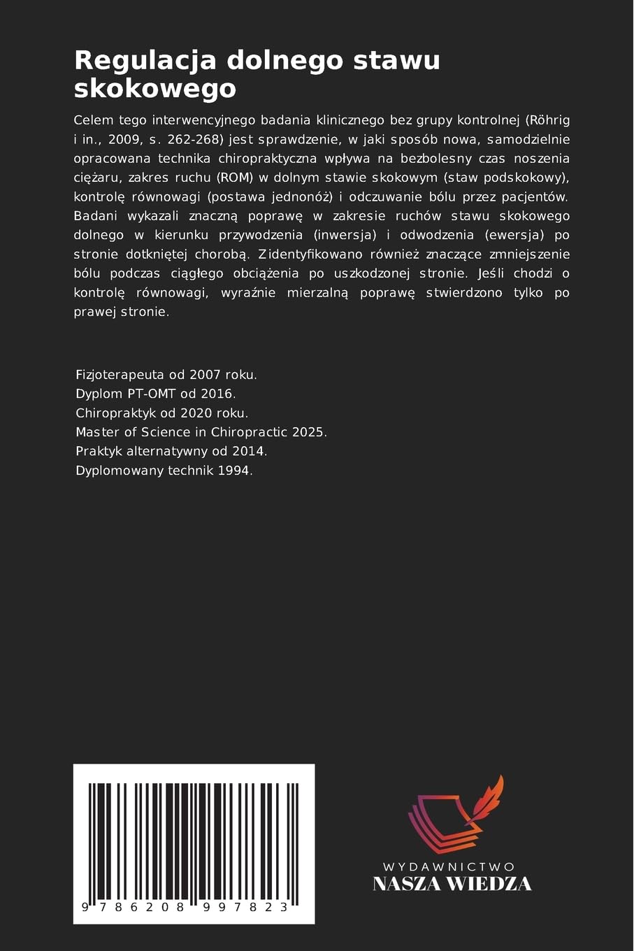 Regulacja dolnego stawu skokowego: Manipulowanie USG za pomoc¿ zrzutu mobilnego