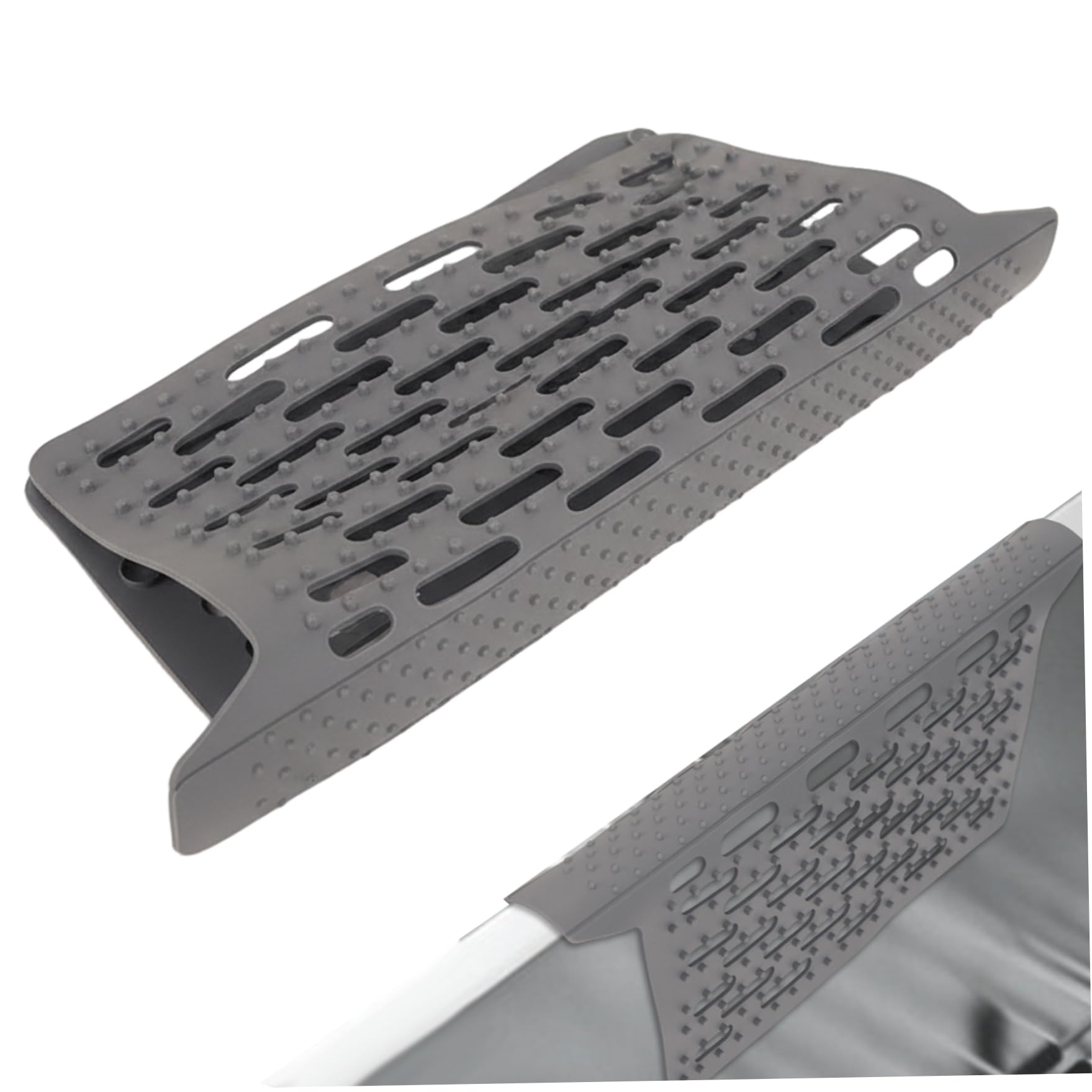 Alfombrilla de silicona para fregadero antiderrapante para evitar rayones en tu cubeta