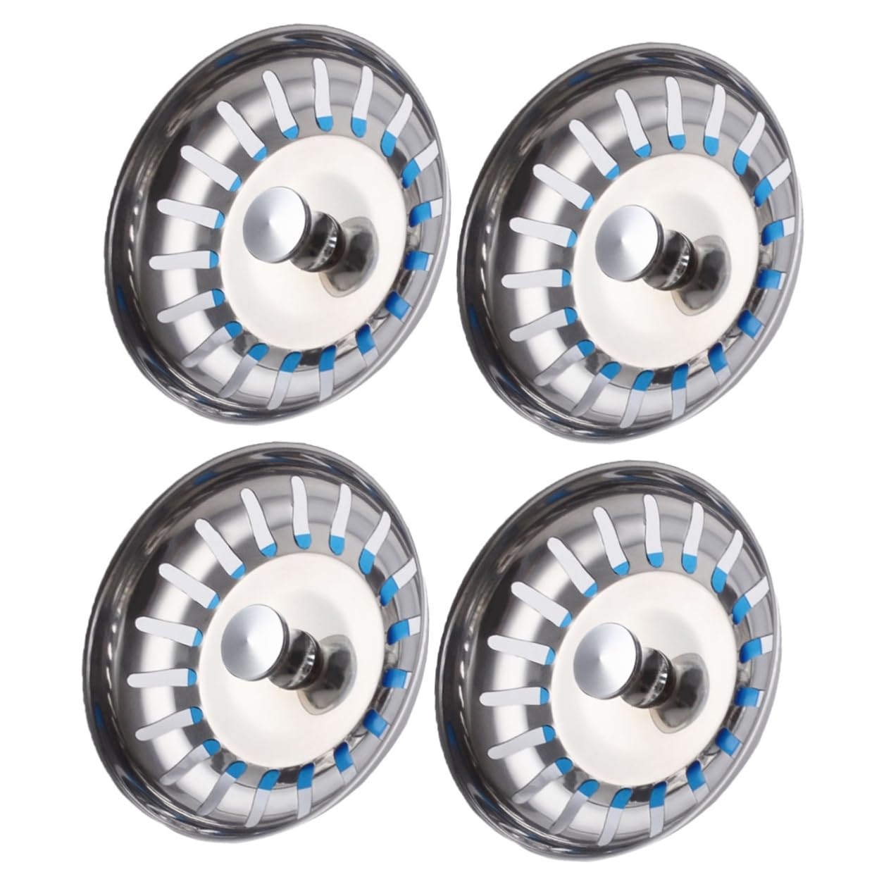 NUOBESTY 2 Series Filtro De Drenaje De Ducha Ventosa Colador De Fregadero Accesorios para Fregadero De Cocina Pequeño Tapa De Drenaje Colador para 2 Piezas