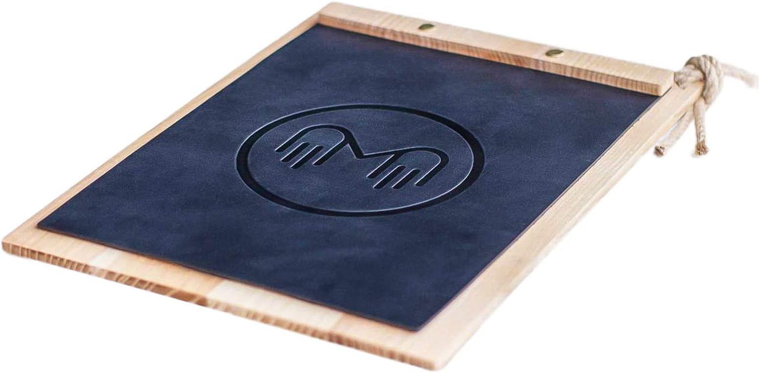 Wooden Menu Holder with Leather Cover-Menu Covers, Menu Board for Restaurant, Wood Clipboard, Hard Menu Covers, Restaurant Menu Covers, Menu Folder, Leather Menu Cover, Wooden Rustic Clipboards