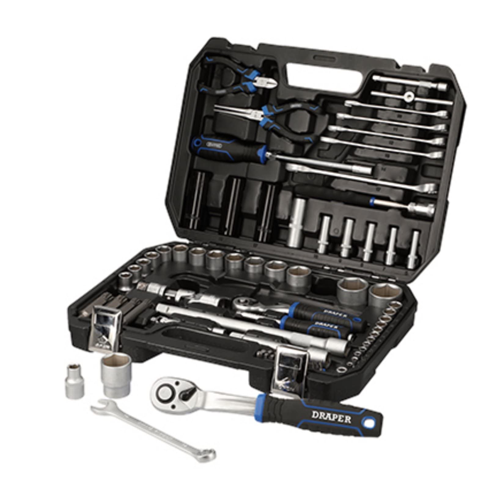 Draper 83 Piece HI-TORQ Socket Set - 21444 - Metric 1/4