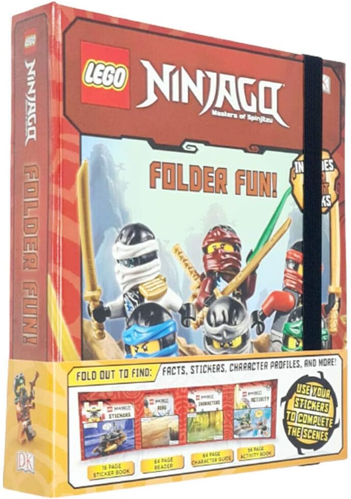 – Lego Ninjago Folder Fun - Facts, Sticker, Character Profile & More!
