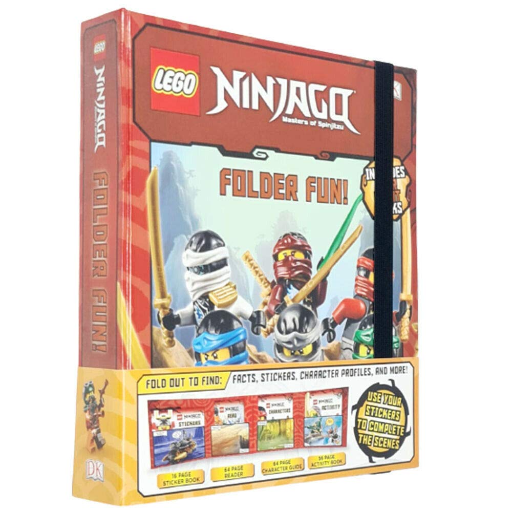 Lego Ninjago Folder Fun - Facts, Sticker, Character Profile & More!