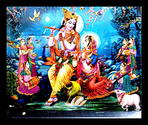 Image of Suninow 5D Painting of Radha krishna for living room (radha krishna)