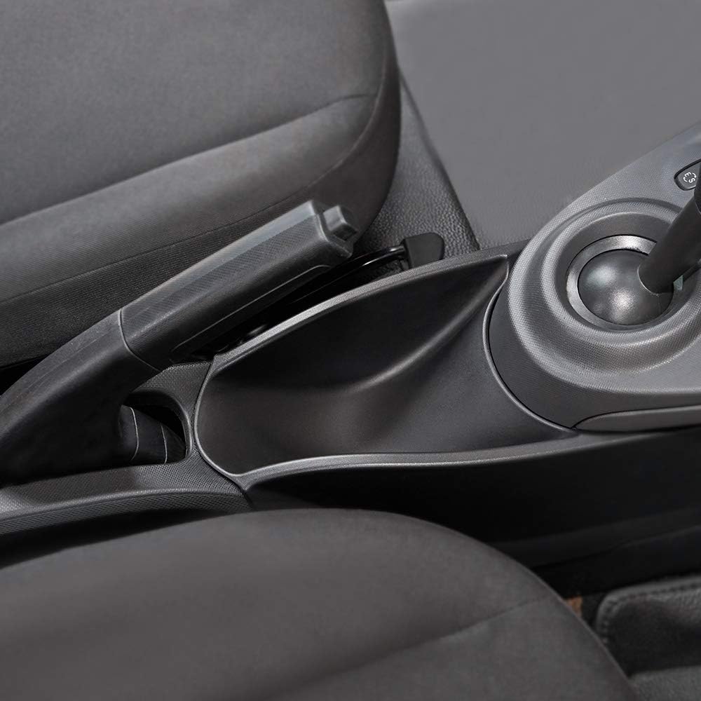 SHIFENG for Mercedes Benz New Smart 453 Fortwo Forfour Car Center Console Storage Box Handbrake Tray Organizers (453 fortwo forfour, Black)
