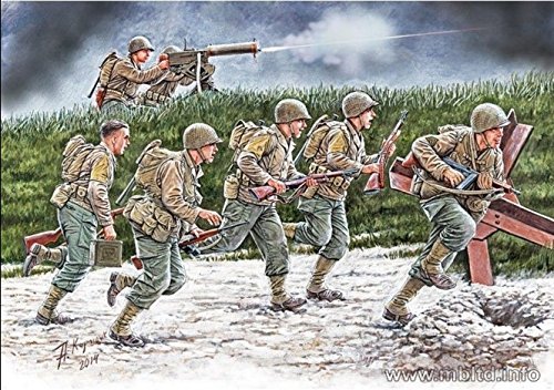 NEW!!! US SOLDIERS, OPERATION OVERLORD PERIOD "Move Move!" 1/35 MASTER BOX 35130