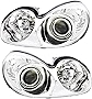 Gold Shrine For Hyundai Sonata Headlights Lamps Set 2002 2003 2004 2005 Halogen Driver and Passenger Side