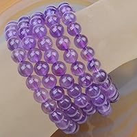 Vista 551 de MASSIVE BEADS Pulsera elástica de yoga hecha a mano con piedra natural, cristal curativo, energía, regalos para adultos unisex de 0.157 in, 0.236