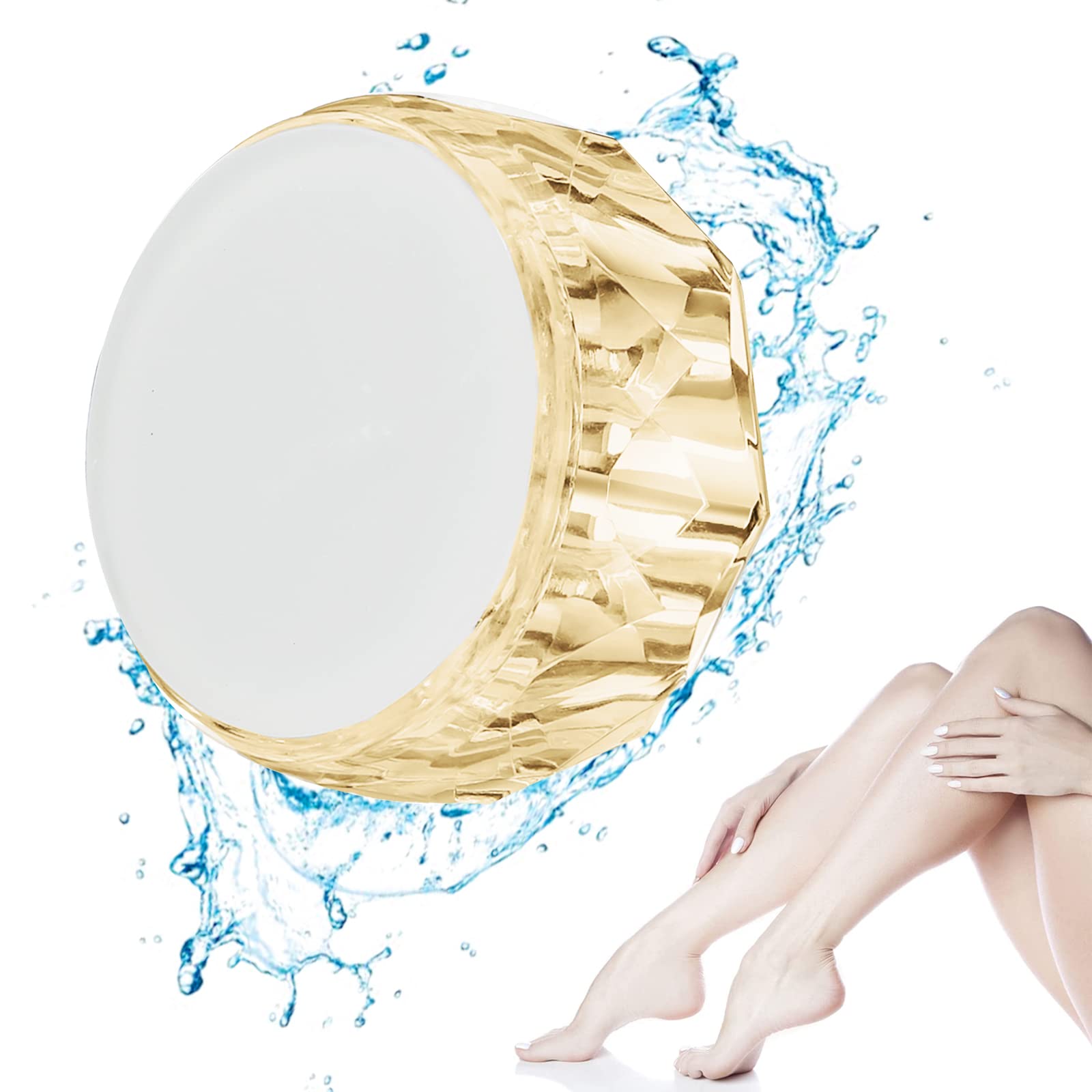 HESHU Crystal Hair Eraser│Hair Removal Epilator Device with Nano-Crystalline Technology │Women Painless Body, Arm and Leg Hair Remover│Ladies, Men, Razor Alternative Magic Shaver│Hair Removal Stone