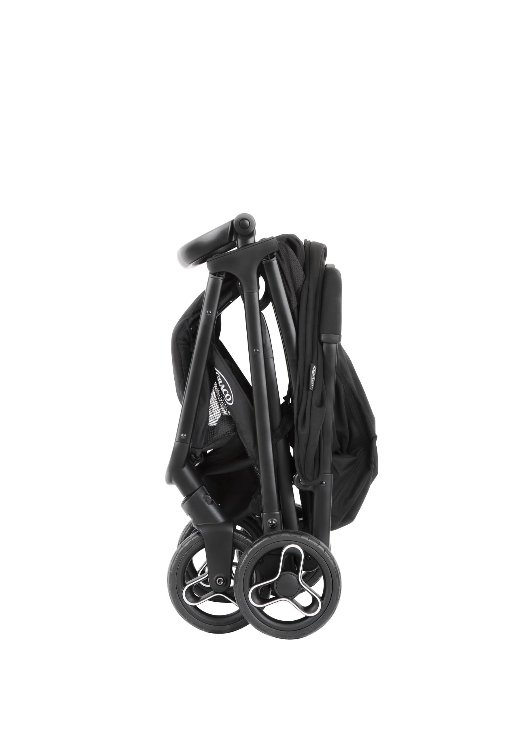 Graco - Myavo Silla de paseo ligera y de plegado rápido, desde el nacimiento hasta los 4 años aprox. (22 kg), con cubierta para la lluvia, color Midnight