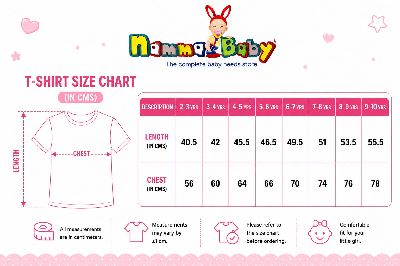 NammaBaby Sudadera de algodón con cuello redondo para niñas