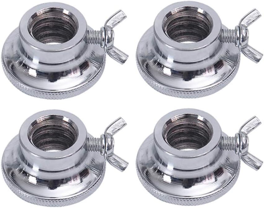 BESPORTBLE 4pcs Barbell Dumbbell Lock Collars Exercise Collars Iron Nut for Dumbell Iron Screw Cap Spinlock Collars 25mm Dumbbell Bar Curl Bar with Weights Sports Appendix Fitness