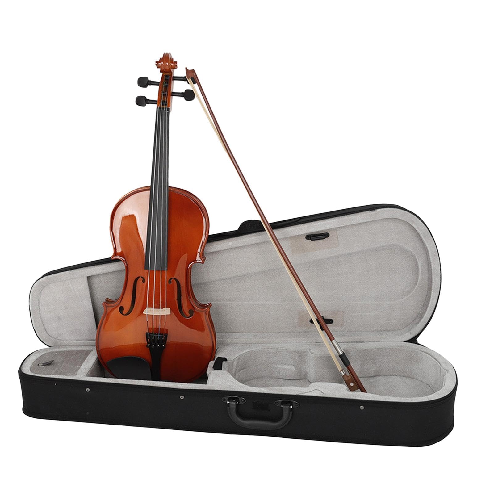 Harilla 16 Zoll Viola 4/4 Tragbares Musikinstrument in voller Größe, professionell für Kinder und Erwachsene, für Bettinseren, Fichtenholz, mit Koffer und