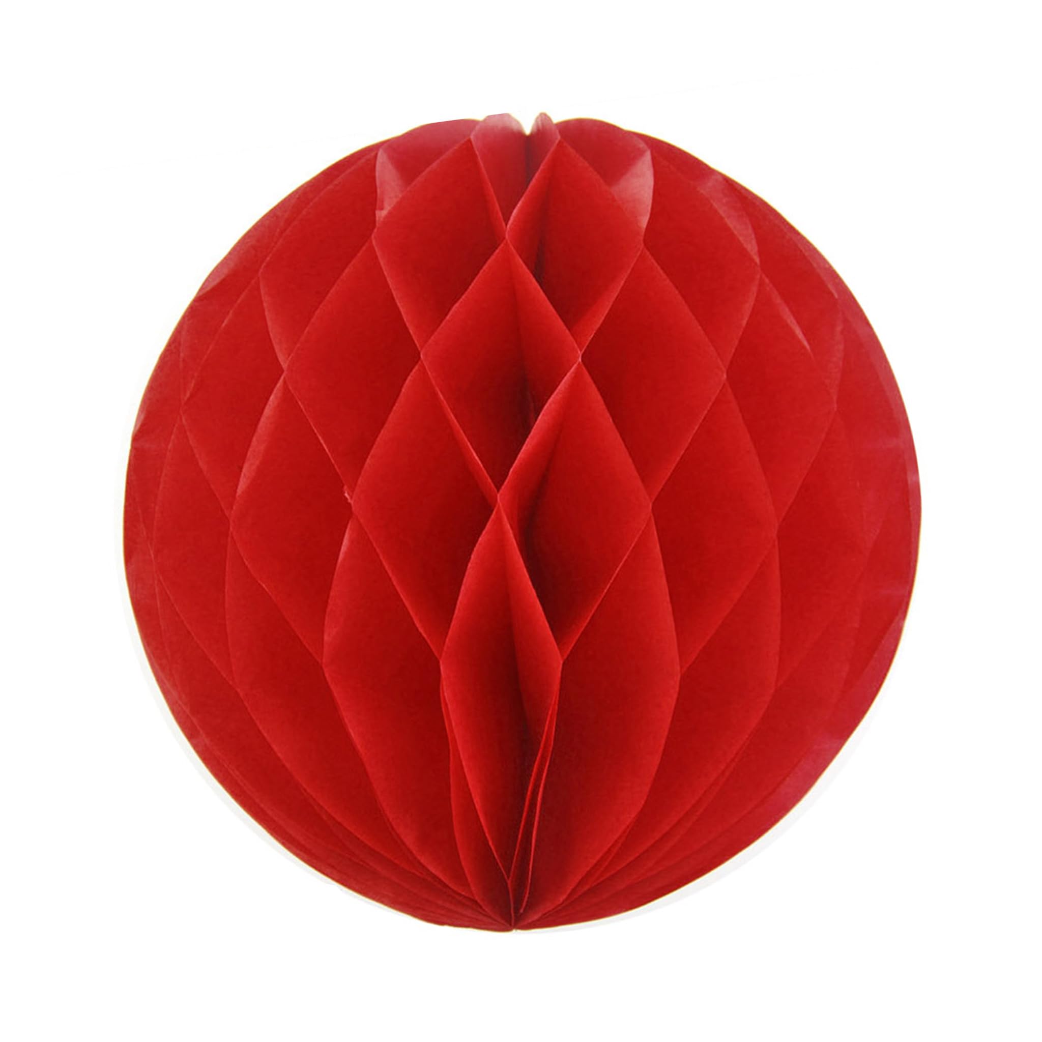 Creativery 1 honingraat bal, 15 cm, honingraat bal, honeycomb, hang, decoratie, ballon, lantaarn, hanger, honingraatballen, papier, pompons, decoratie, verjaardag, feest, bruiloft wijnrood/bordeaux 270
