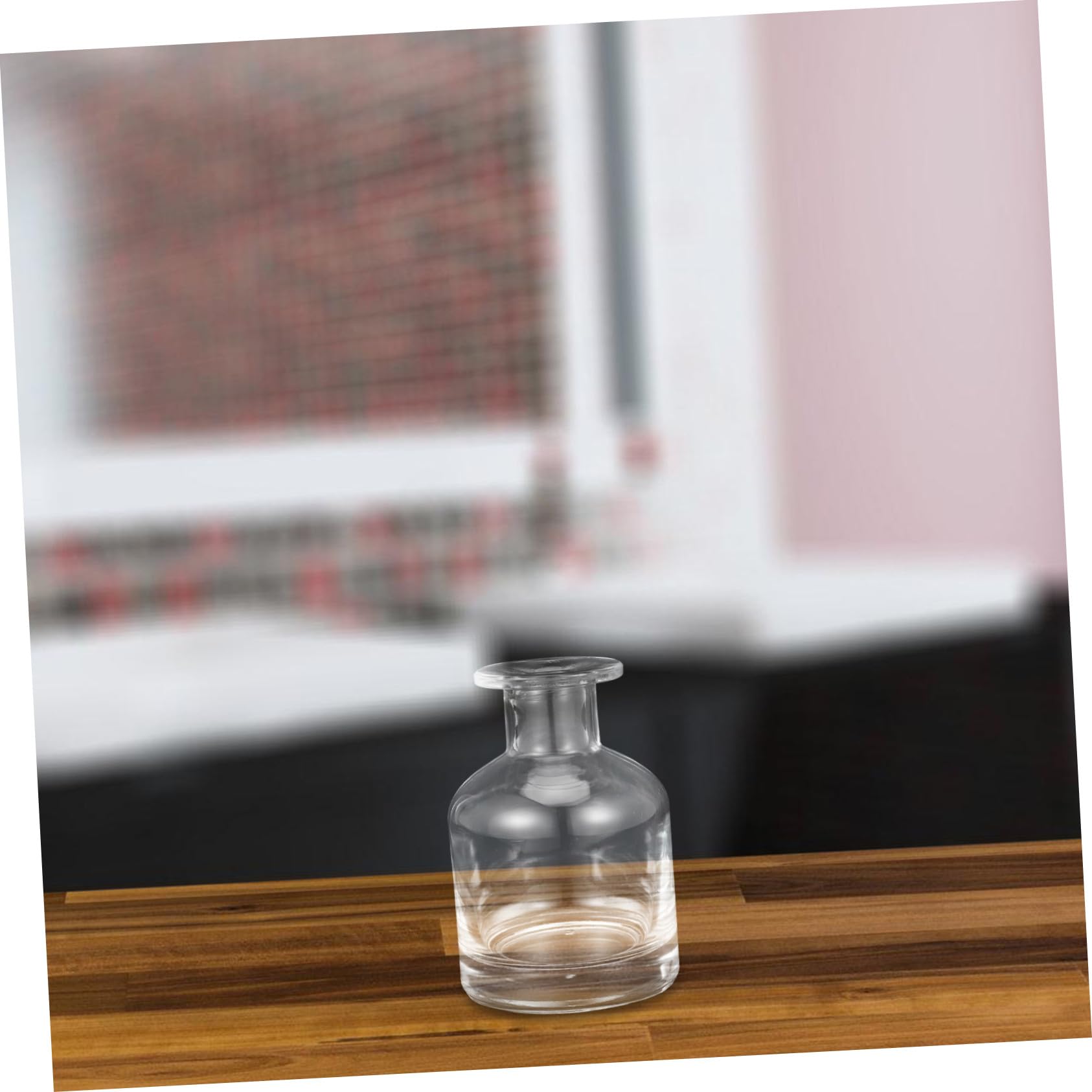 Glas Diffusorflasche 150 Ml Leer Aromatherapie Flakon für Ätherische Öle Nachfüllbar Transparent für Zuhause Auto