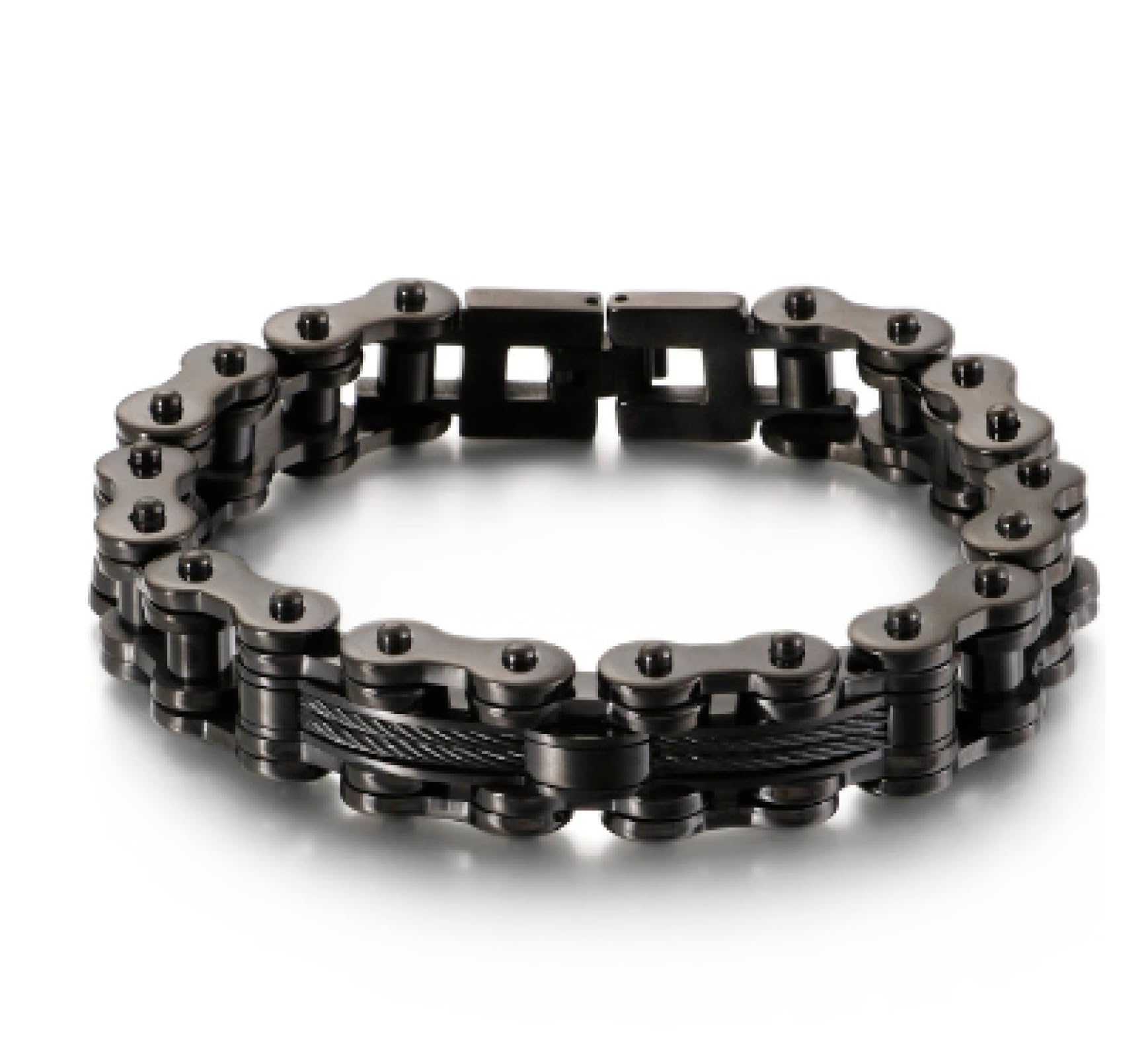 Armbänder für Herren, Geschenk, Damen, 13 mm, Motorradketten, Biker, Herren-Handbänder