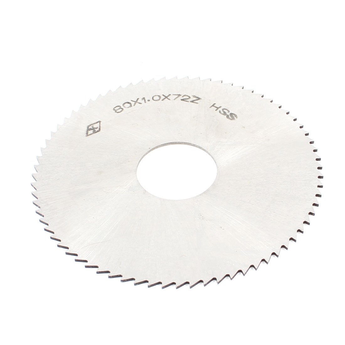Uxcell Silver Sourcingmap 80Mm X 1.0Mm X 22Mm Hss Milling Cutter 72T Slitting Saw Blade Tone