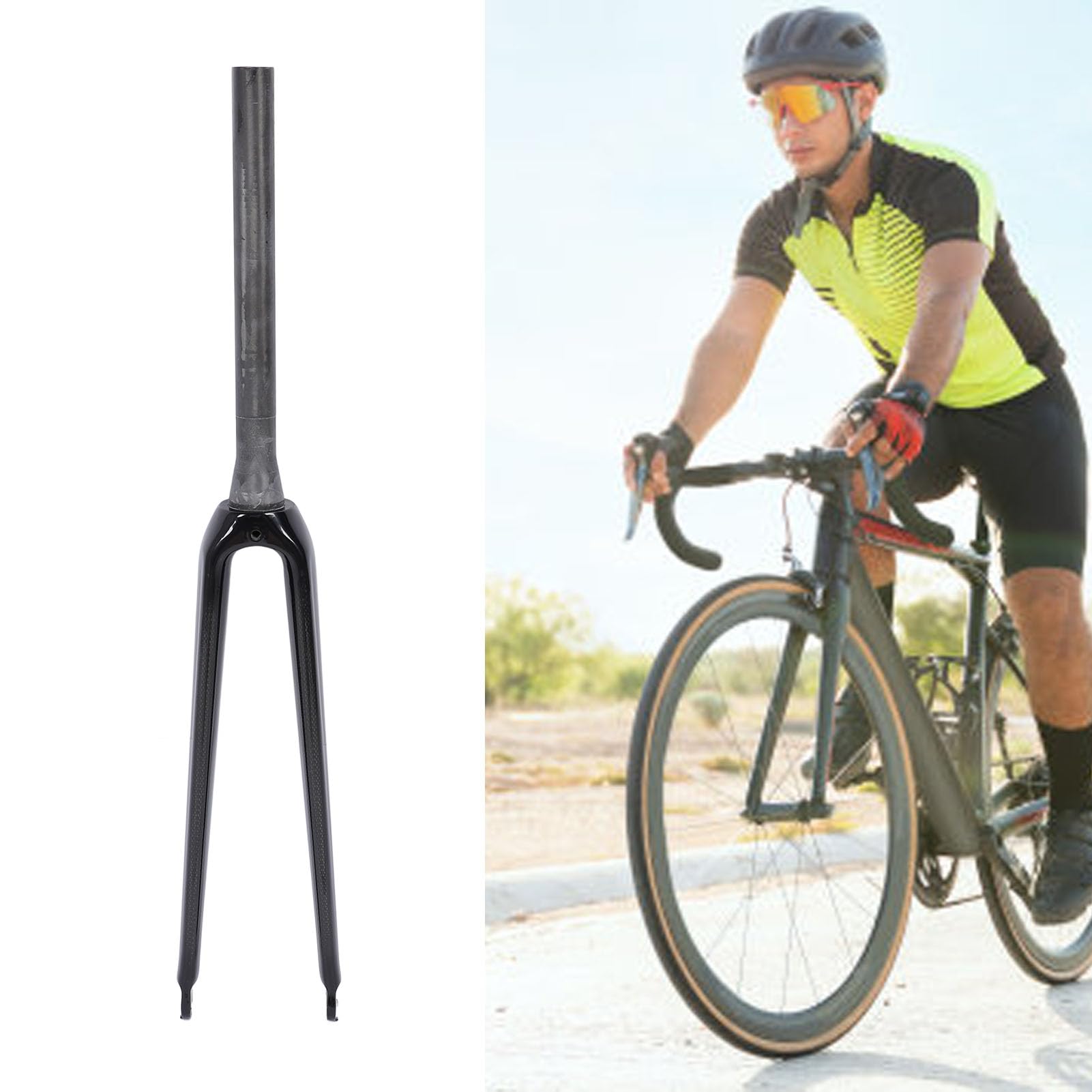 Tbest 700C Carbon Fiber Road Bike Fork Tapered