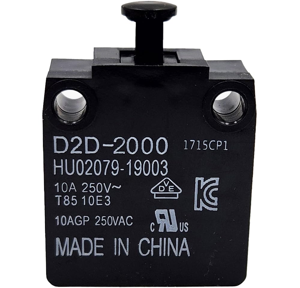 Interruptor de enclavamiento de puerta D2D-2000 A1SupplyPro 16A DPST-NO 7