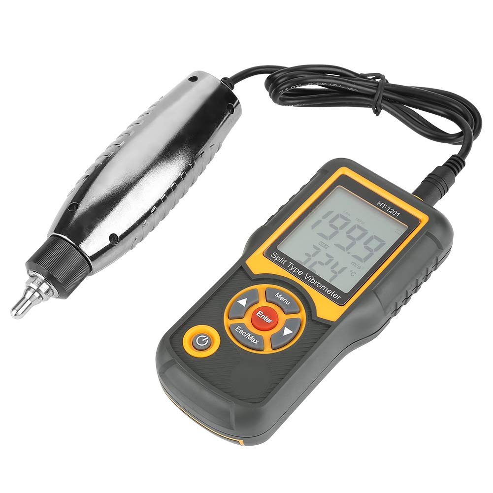 Misuratore di Vibrazioni Digitale di Tipo Diviso Tester del Sensore di Accelerazione Misurazione Ampia dell'ideale per Applicazioni Elettriche Meccaniche