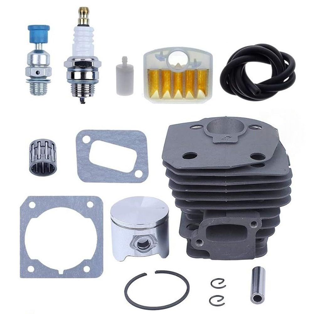 Kit piston cylindre 45mm pour tronçonneuse 345 340, rechange Big Bore en métal