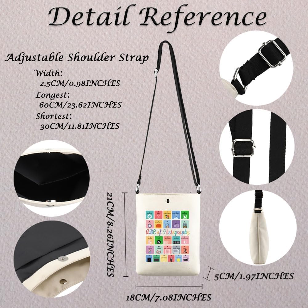 Photography Crossbody Bag Photographer Gift Photo Lover Gift Photography Major Gift Photo Club Gift - Image 4