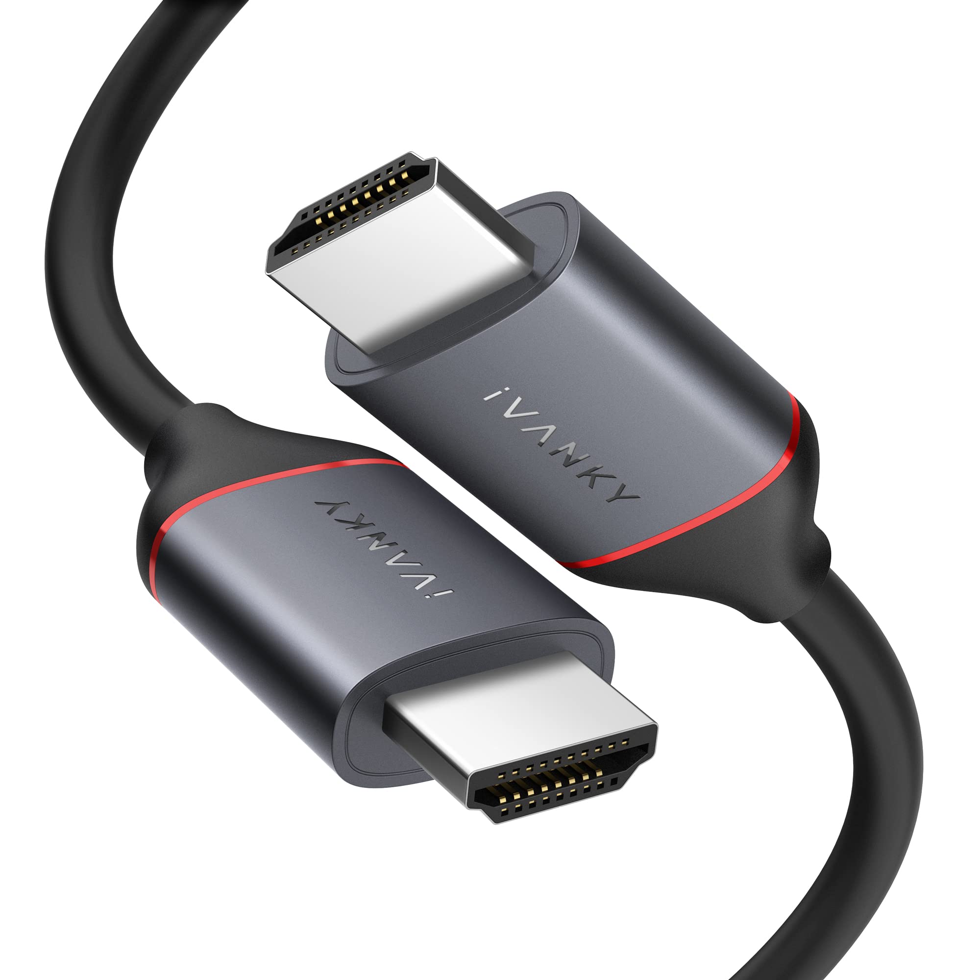 iVANKY ✨HDMIケーブル4K 60Hz【2m】ケーブル　モニターケーブル IVANKY HDMI 2.1ケーブル 8K 60Hz 2m 4K 120Hz対応