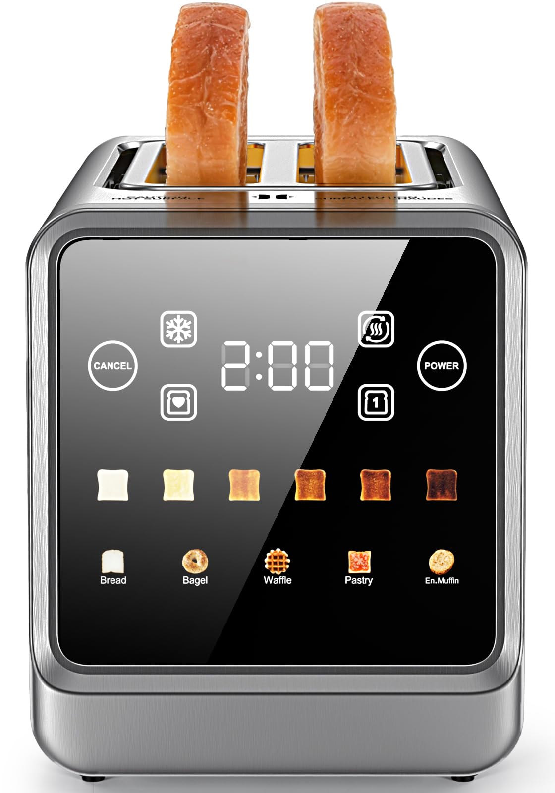 Foyoconven 2-Slice Smart Toaster