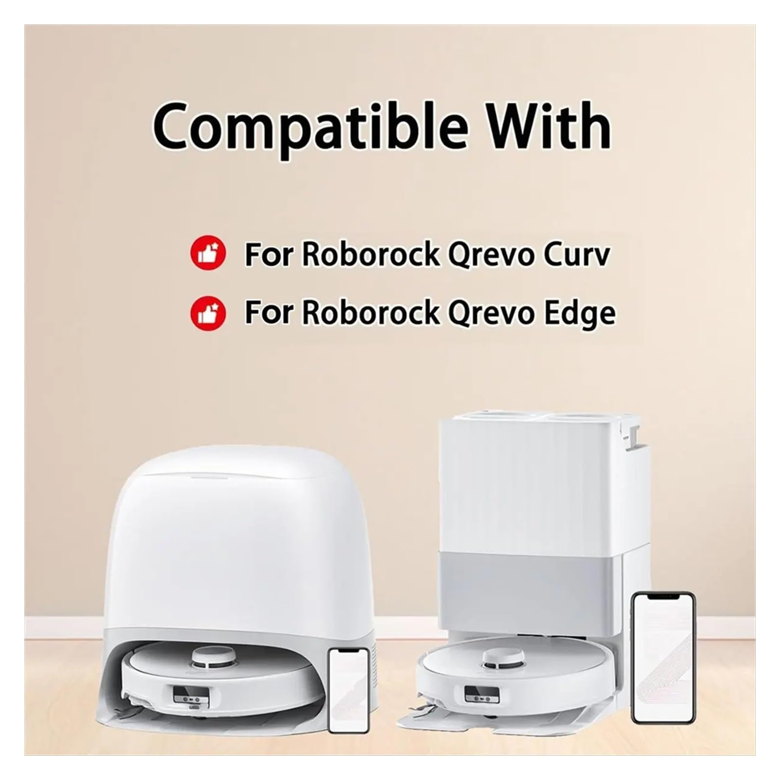 Sacchetti For La Polvere Con Filtro Spazzola Compatibili Con Roborock Qrevo