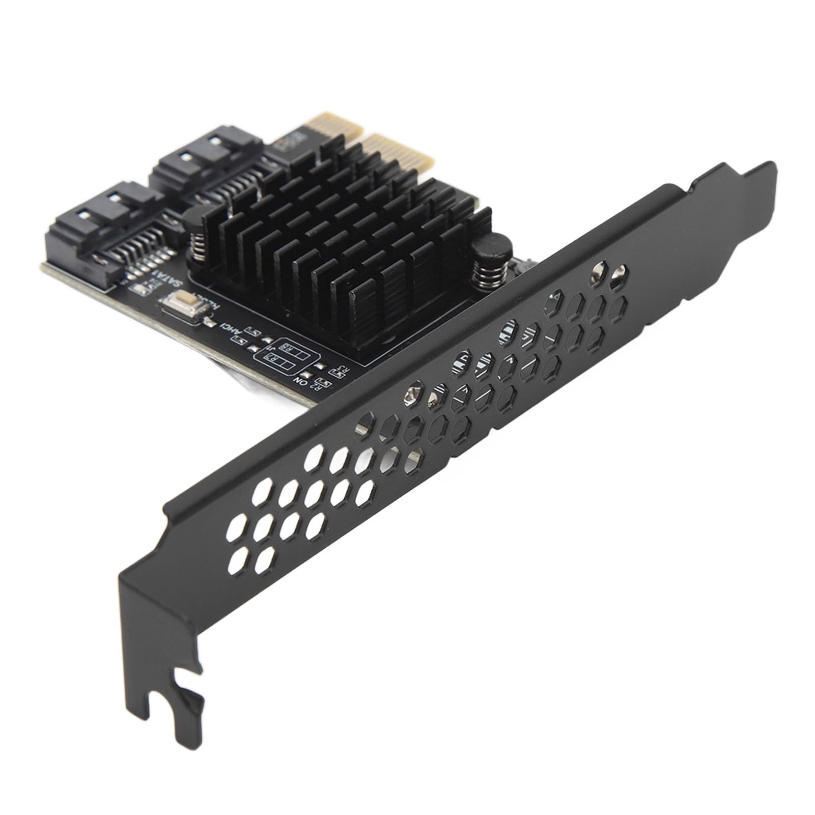 Carte D'extension SATA 3.0, Carte D'extension 2 Ports PCIE vers SATA3.0, Carte Contrôleur Raid PCIE SATAIII, Haute Vitesse 6 Gbit/s, Prise en Charge RAID0 RAID1 SPAN, pour 8